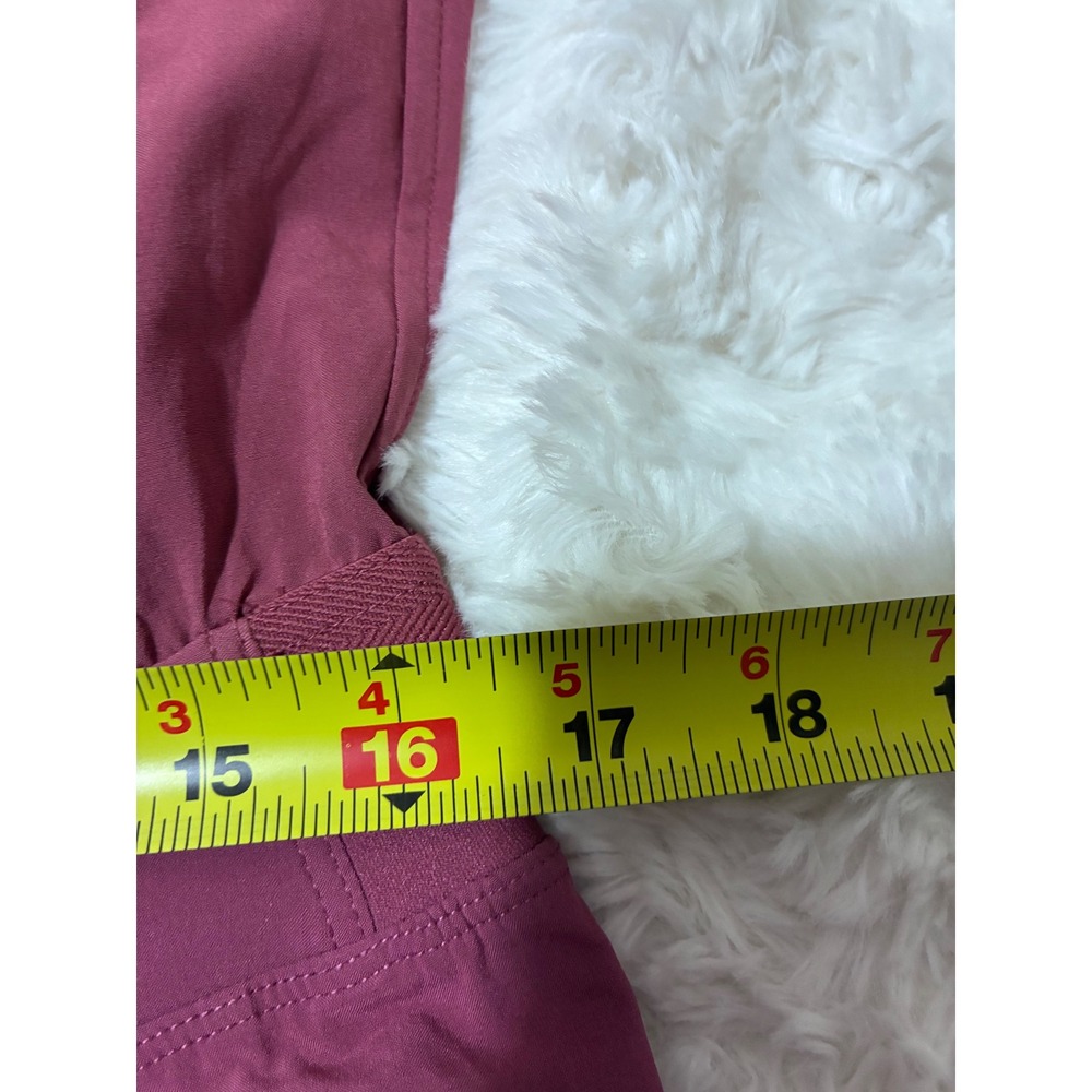 Athleta Women 12 Brooklyn Heights Sleeveless Jumpsuit Maroon Wide Leg Boho - Picture 3 of 10